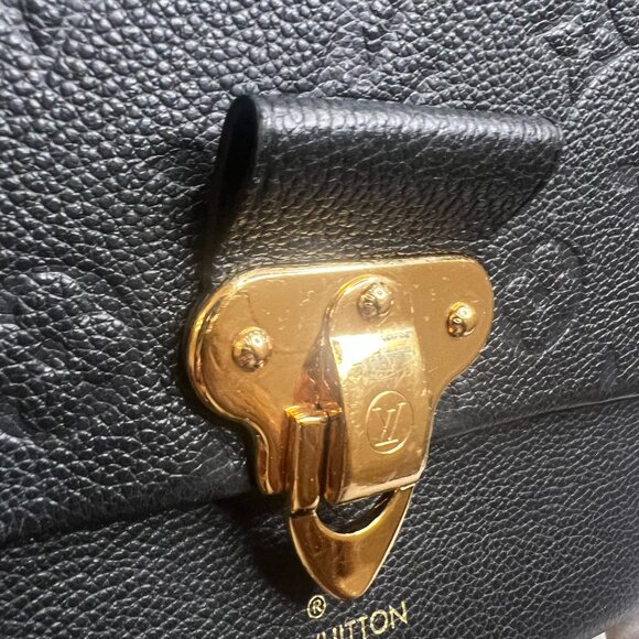 Louis Vuitton Black Monogram Empreinte Leather Vavin PM Bag - Picture 10 of 10